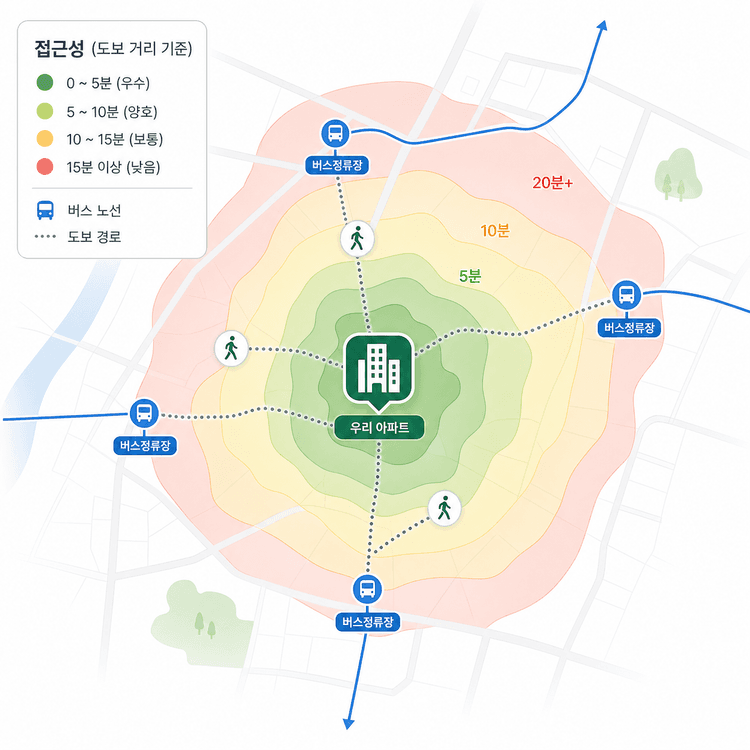 교통 접근성 분석